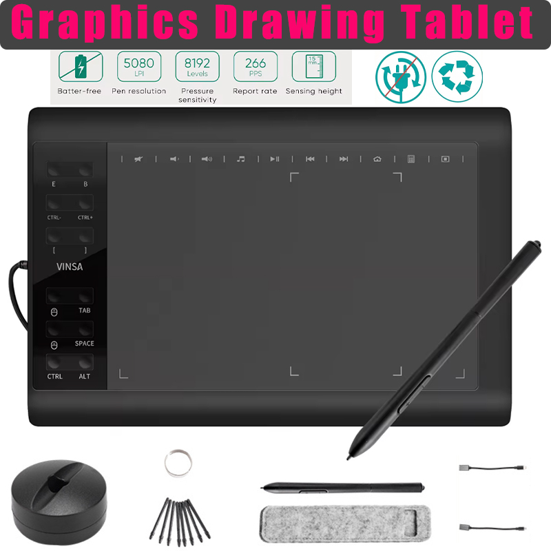 Digital Drawing Tablet - 디지털 타블렛 드로잉 전문 그래픽 드로잉